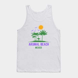 Akumal Beach Mexico Tank Top